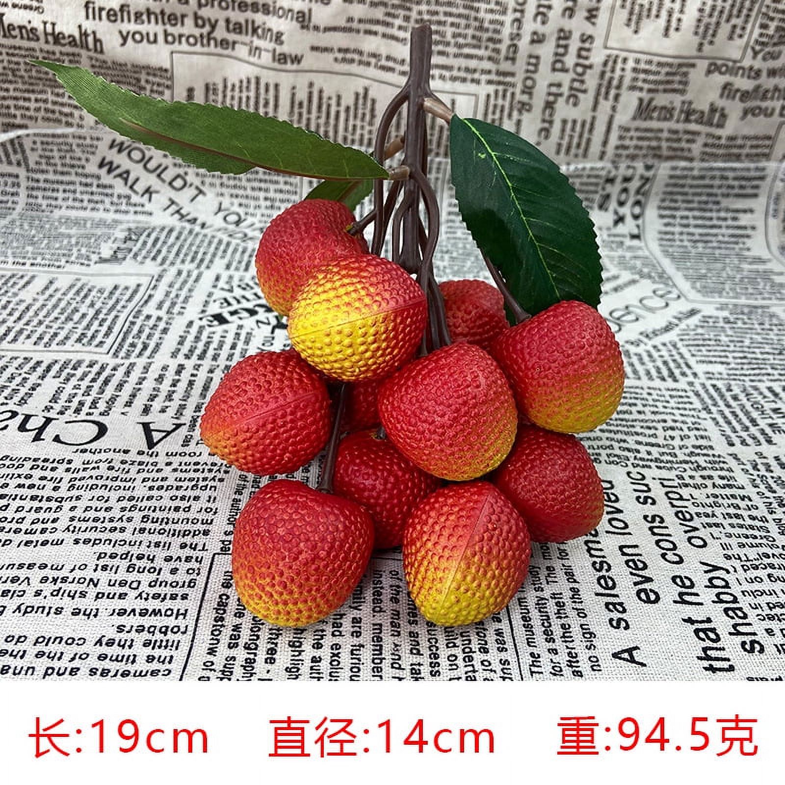 NUOLUX 1 Bunch of Artificial Fruit Fake Litchi Model Vivid Artificial