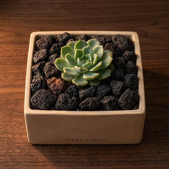 Tineasur 1 Pack Natural Black Volcanic Stones for Gardeners - Decorative Volcanic Accents