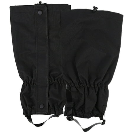NUOLUX 1 Pair Adjustable Leg Gaiters Snow Defense Leg Gaiters Outdoor Leg Protectors