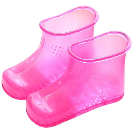 NUOLUX 1 Pair of Foot Bath Shoes Massage Bucket Boots Foot Massage Bath Shoes Foot Massager