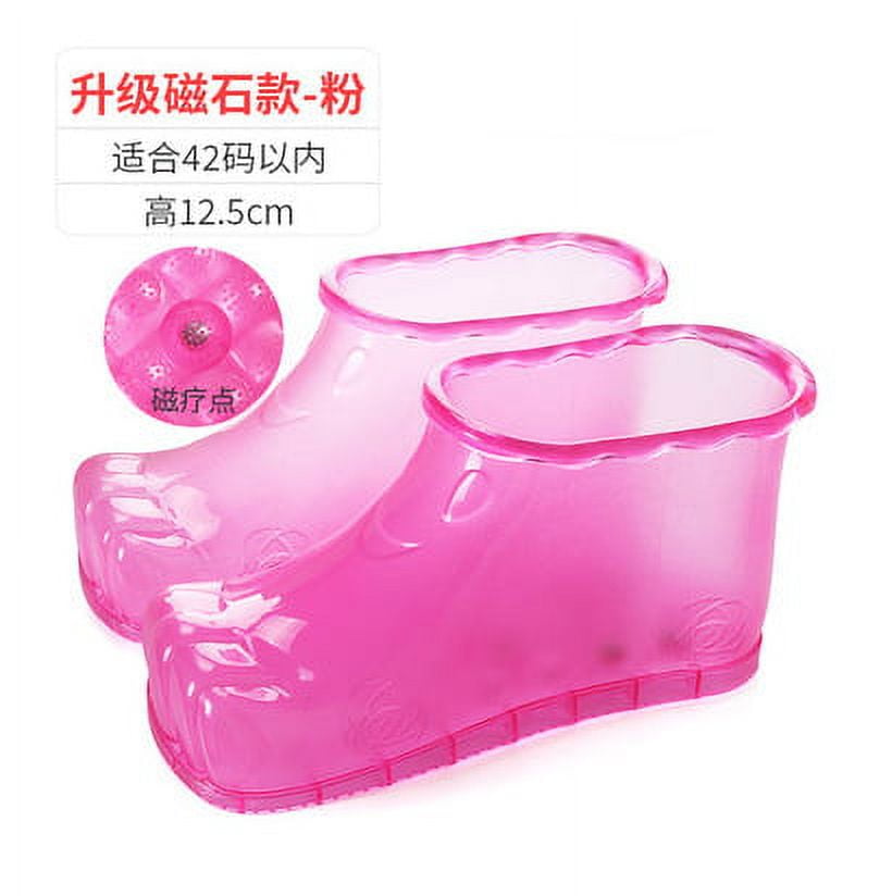 NUOLUX 1 Pair of Massage Foot Bath Shoes Foot SPA Shoes Foot Soak Tub