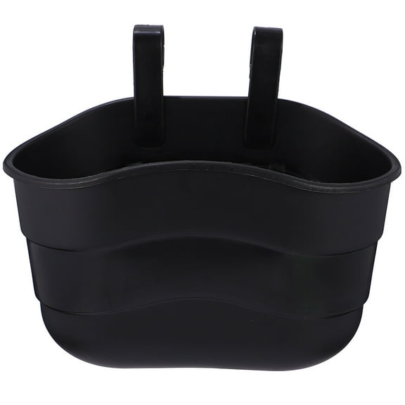 Tineasur Black Plastic Scooter Basket and Easy to Attach 1 Piece for Bike Storage and Carrying
