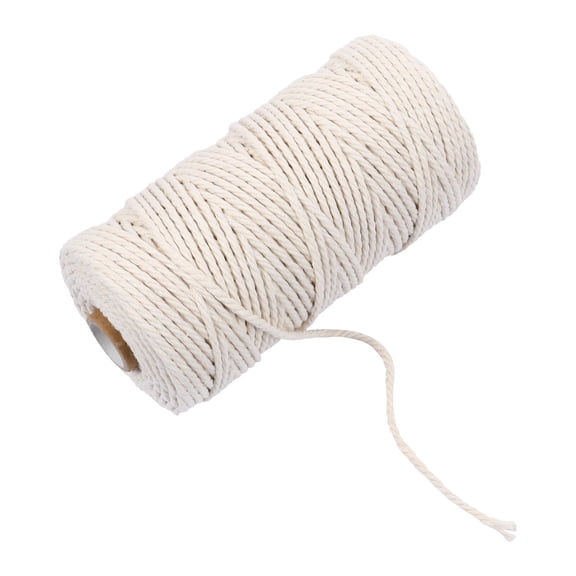 NUOLUX 1 Roll Cotton Rope Cotton Cord Packing String for DIY Crafts Gift Wrapping