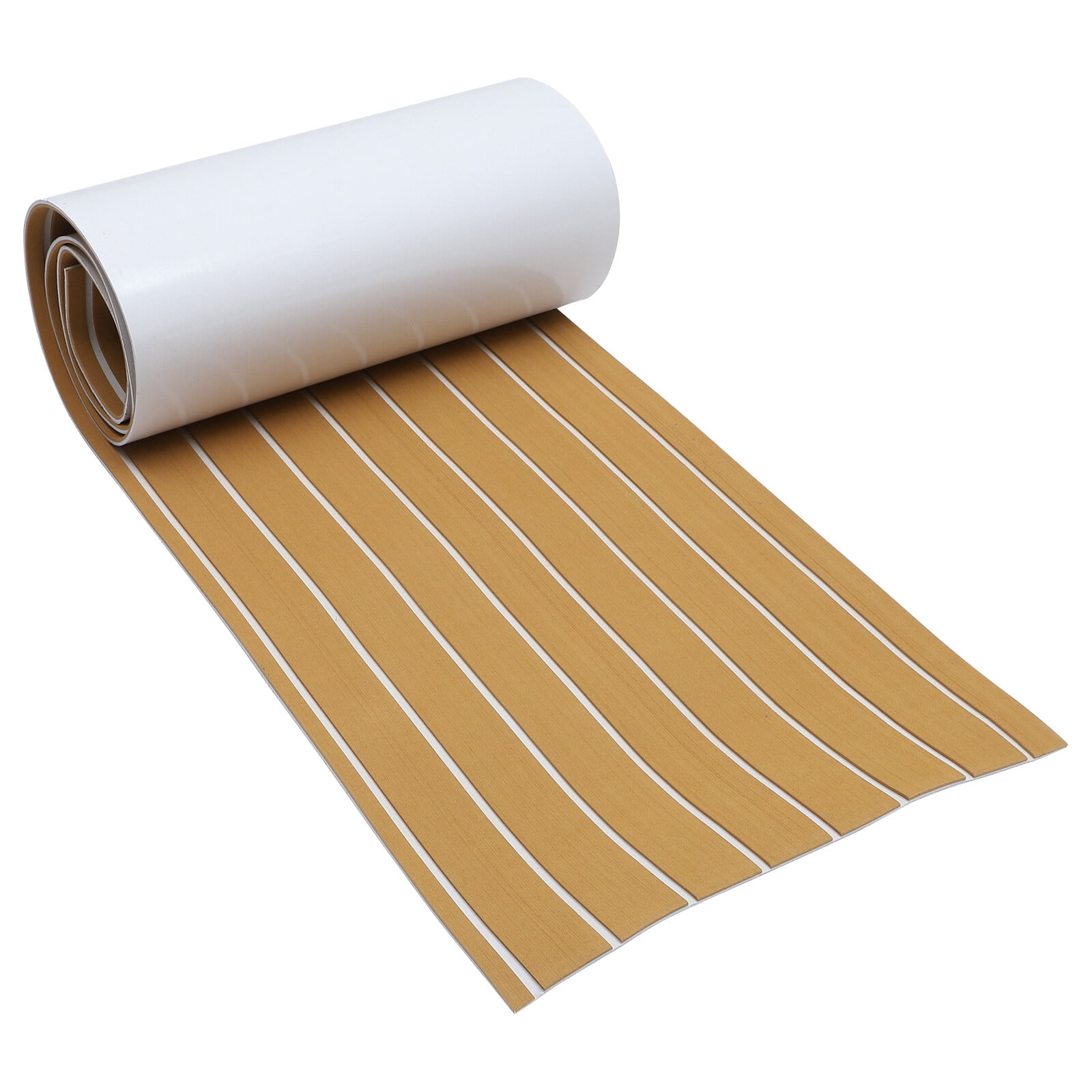 NUOLUX 1 Roll EVA Foams Faux Teak Boat Flooring SelfAdhesive Teak