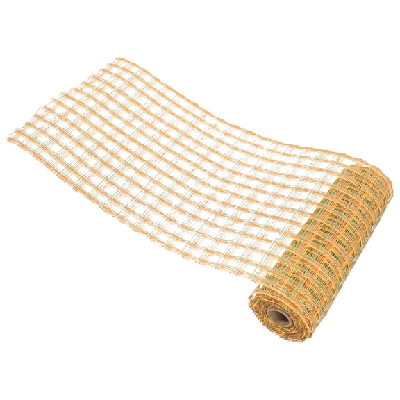 NUOLUX 1 Roll Festive Mesh Ribbons For Wreath Making And Holiday Decor