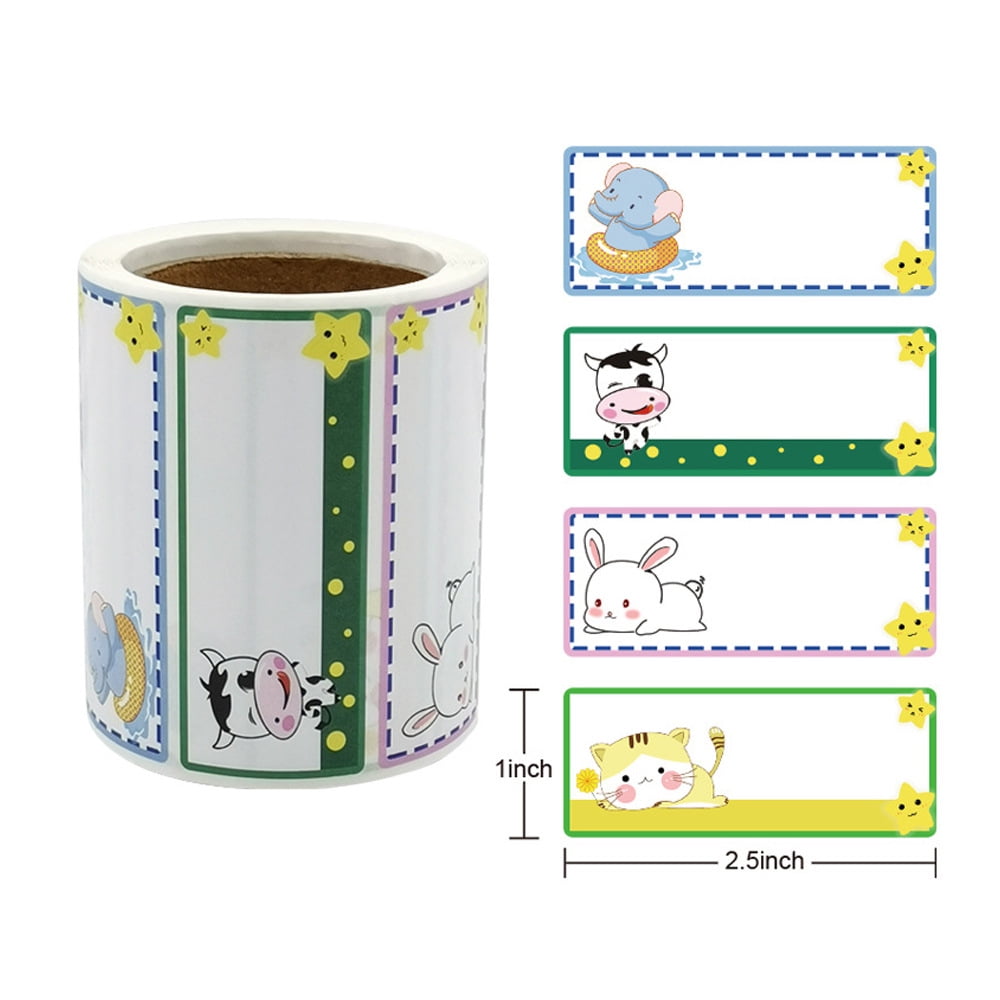 NUOLUX 1 Roll Paper Name Tags Desk Nameplates Study Room Classroom Desk