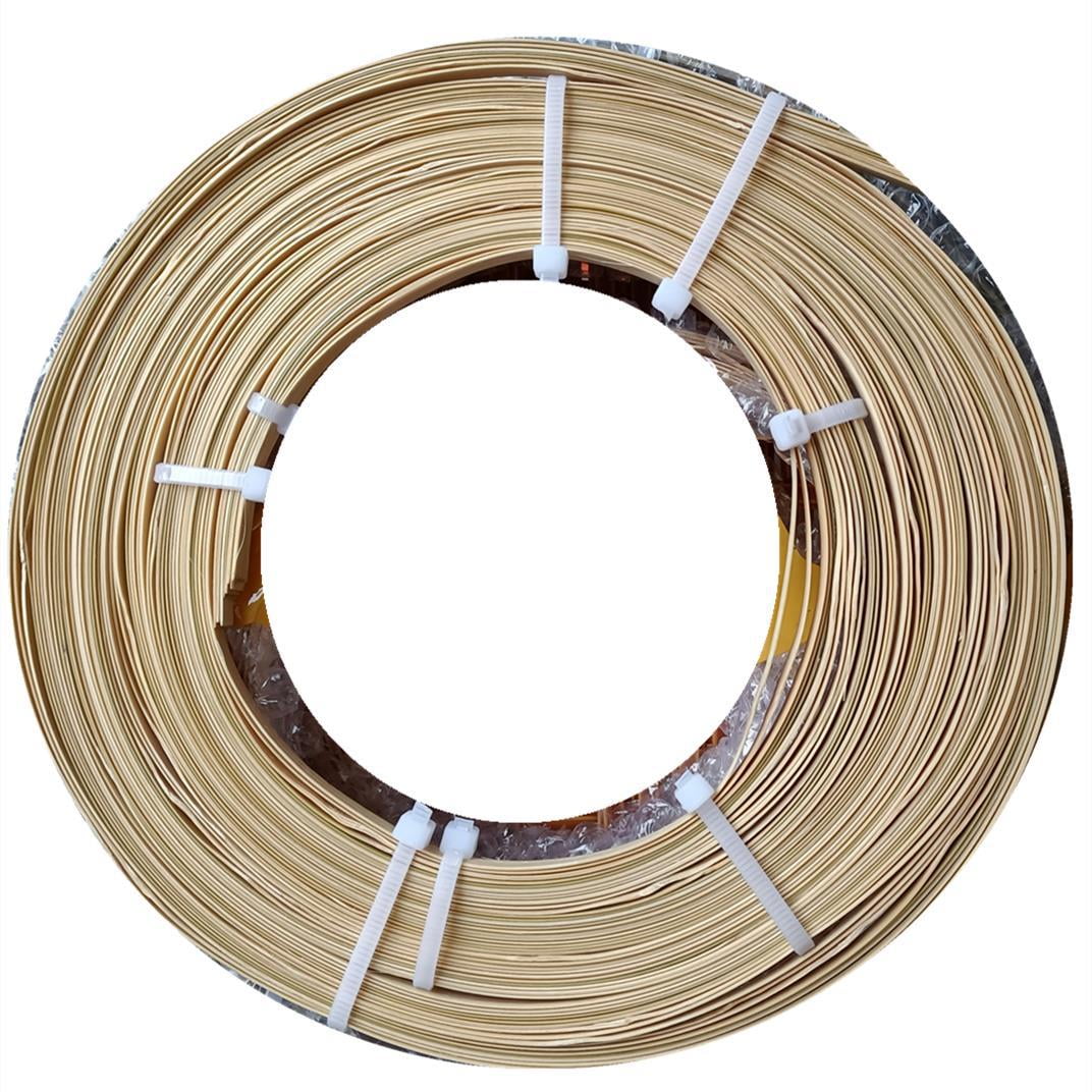NUOLUX 1 Roll of Bamboo Basket Weaving Strips DIY Flat Bamboo Webbing NUOLUX 1 Roll of Bamboo Basket Weaving Strips DIY Flat Bamboo Webbing