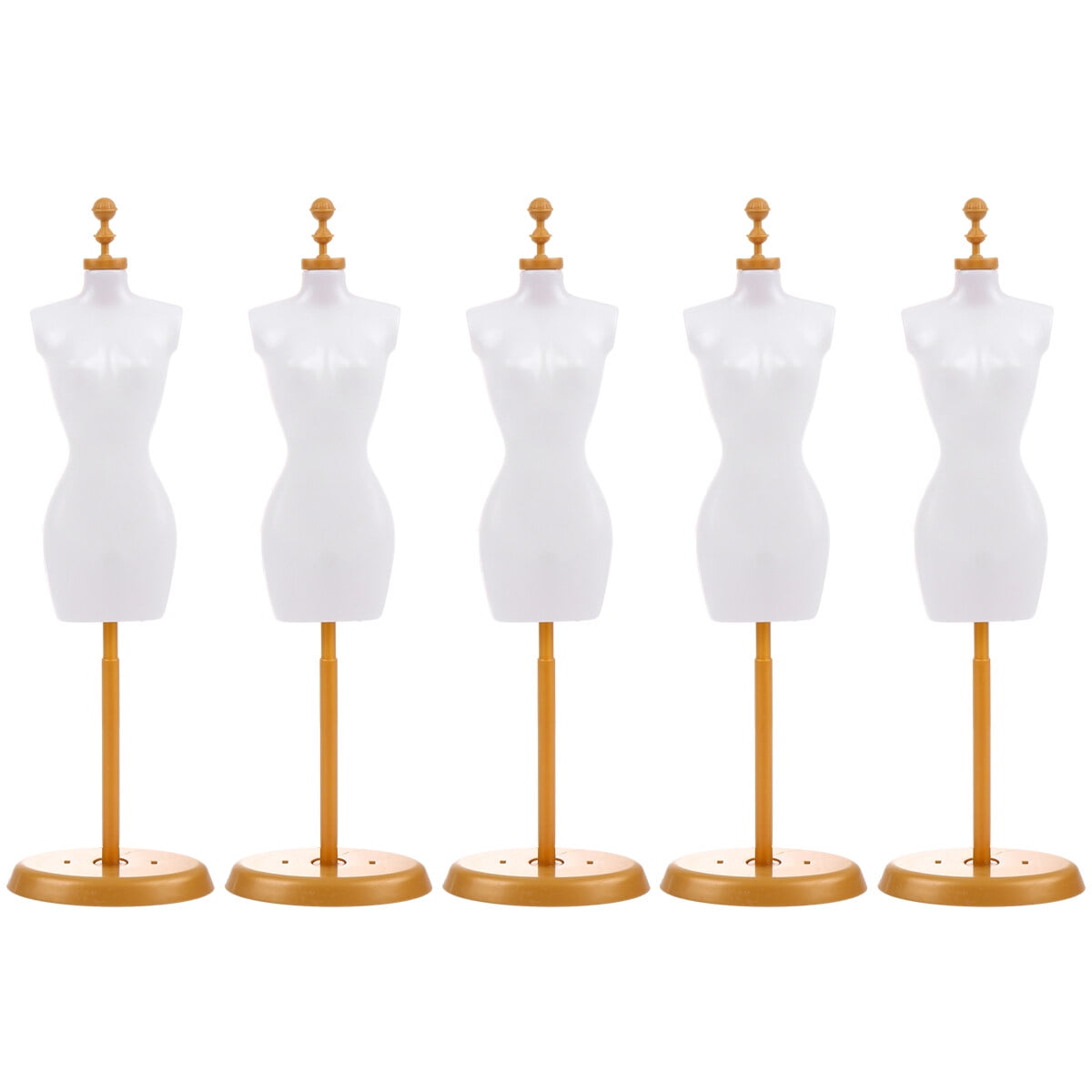 Toyvian 24 Pcs Doll Clothes Mannequin Doll Dress Form Robe Clothes Gown  Display Forms Mannequin Model Stand Mannequin Dress Stand Dollhouse Clothes