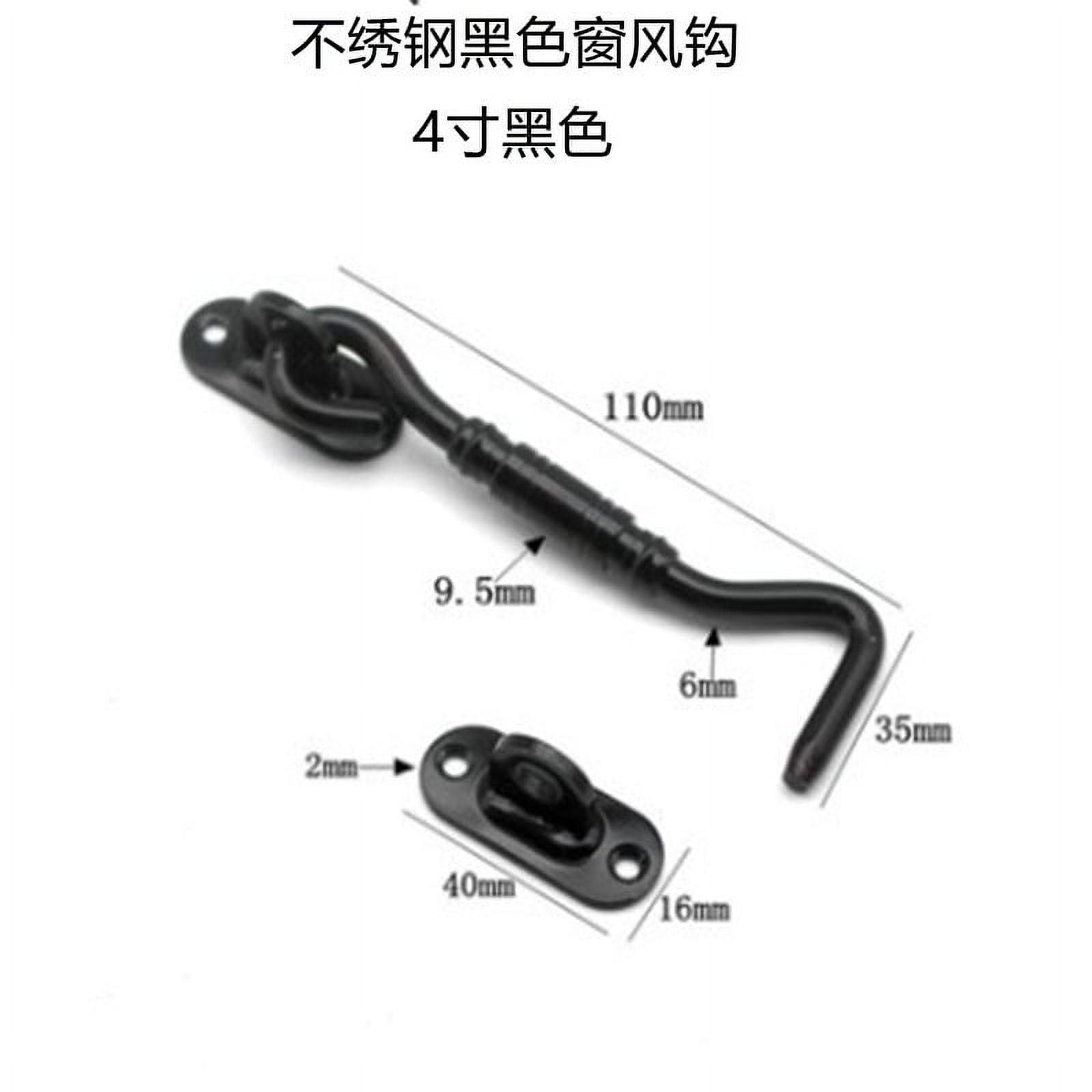 NUOLUX 1 Set Barn Door Lock Heavy Duty Gate Latch Hook And Eye Latch