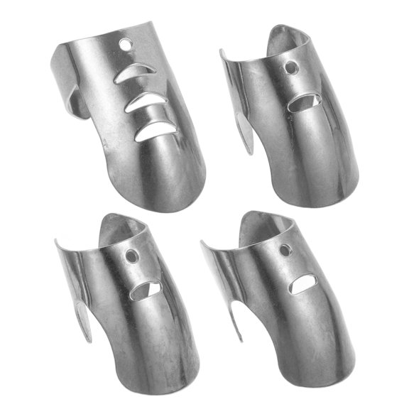 NUOLUX 1 Set Chopping Finger Guards Stainless Steel for and Efficient Food Prep