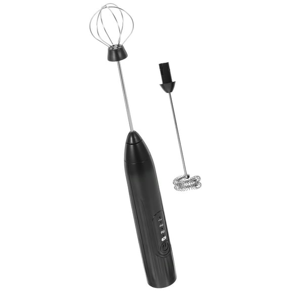 Toyandona Handheld Electric Mixer Whisk in Black for Home Use Blending and Stirring