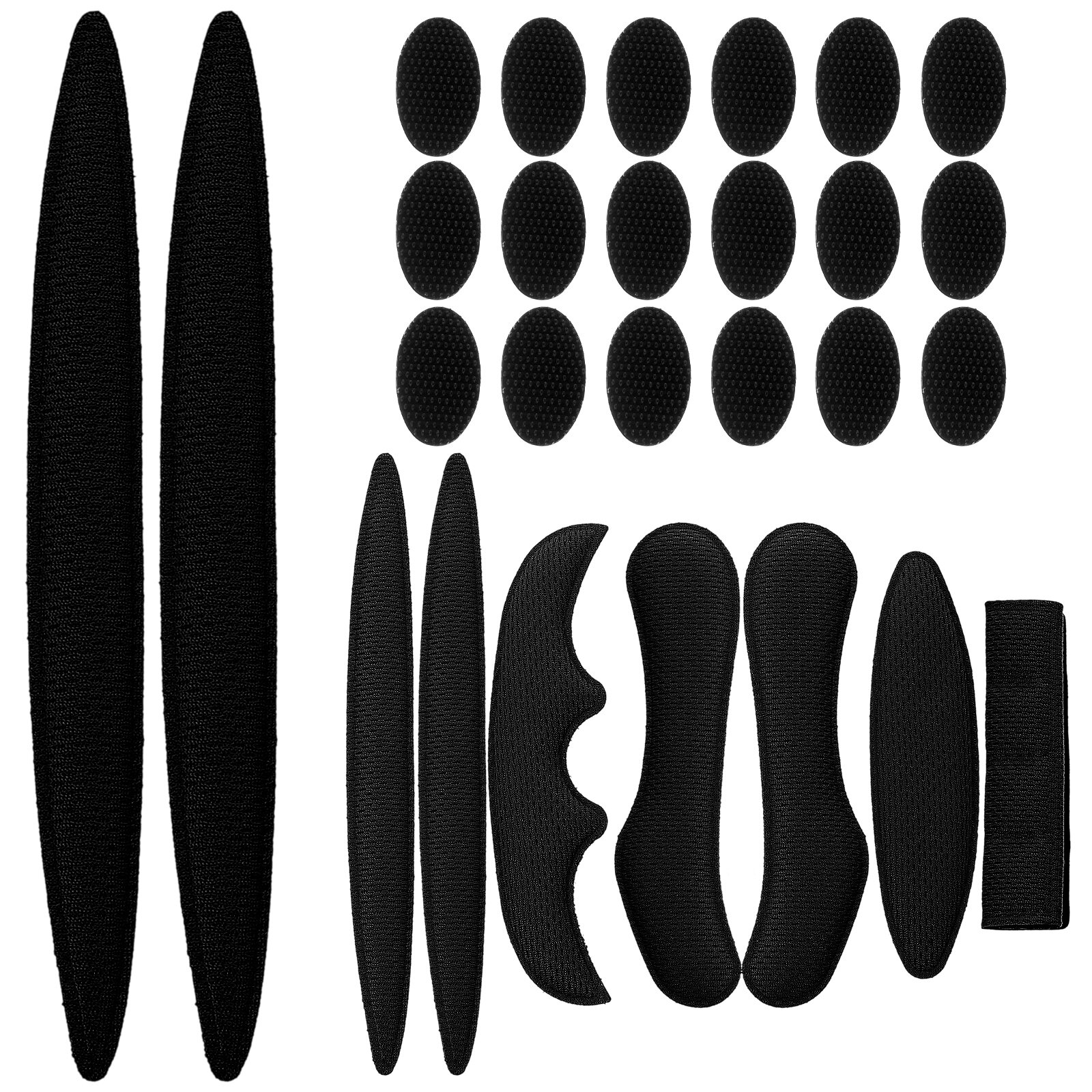 NUOLUX 1 Set Helmet Padding Kit Replacement Universal Sponge Pads Set