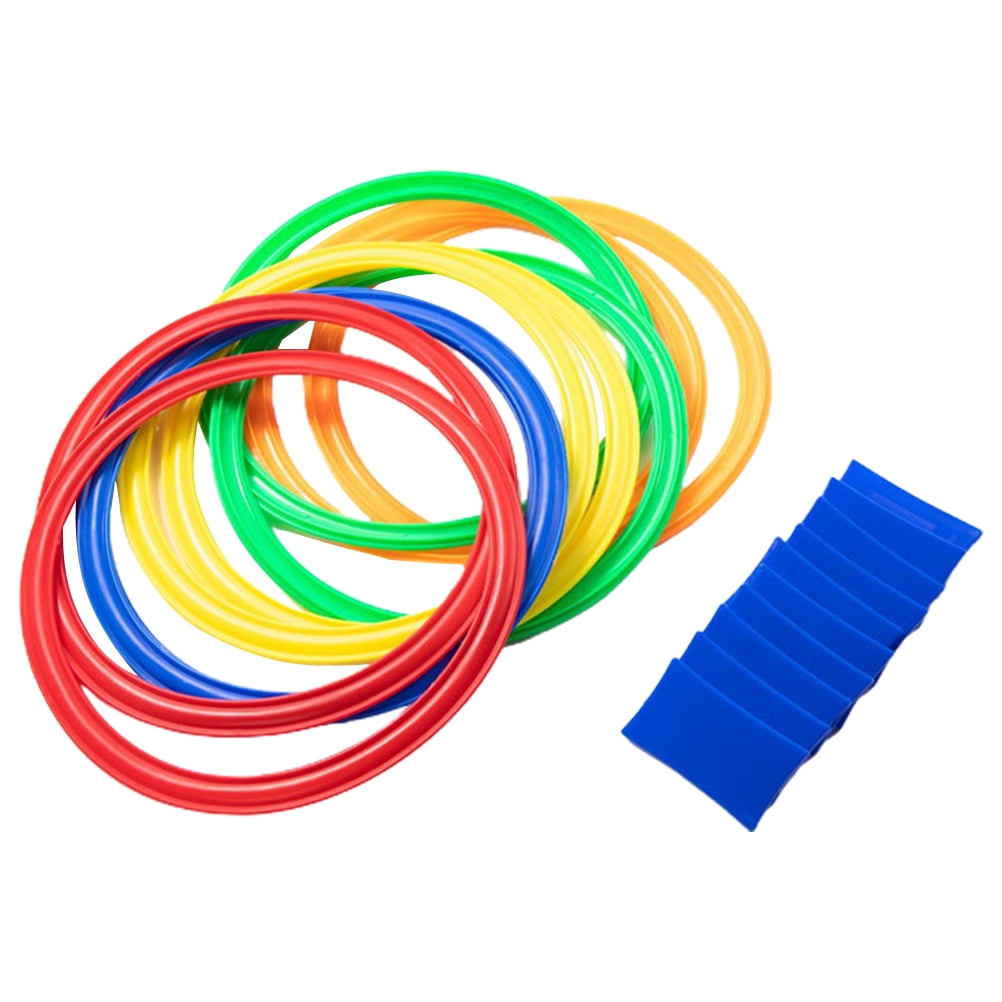 NUOLUX 1 Set Hopscotch Outdoor Ring Game Teaching Aid Toy Fun Jumping