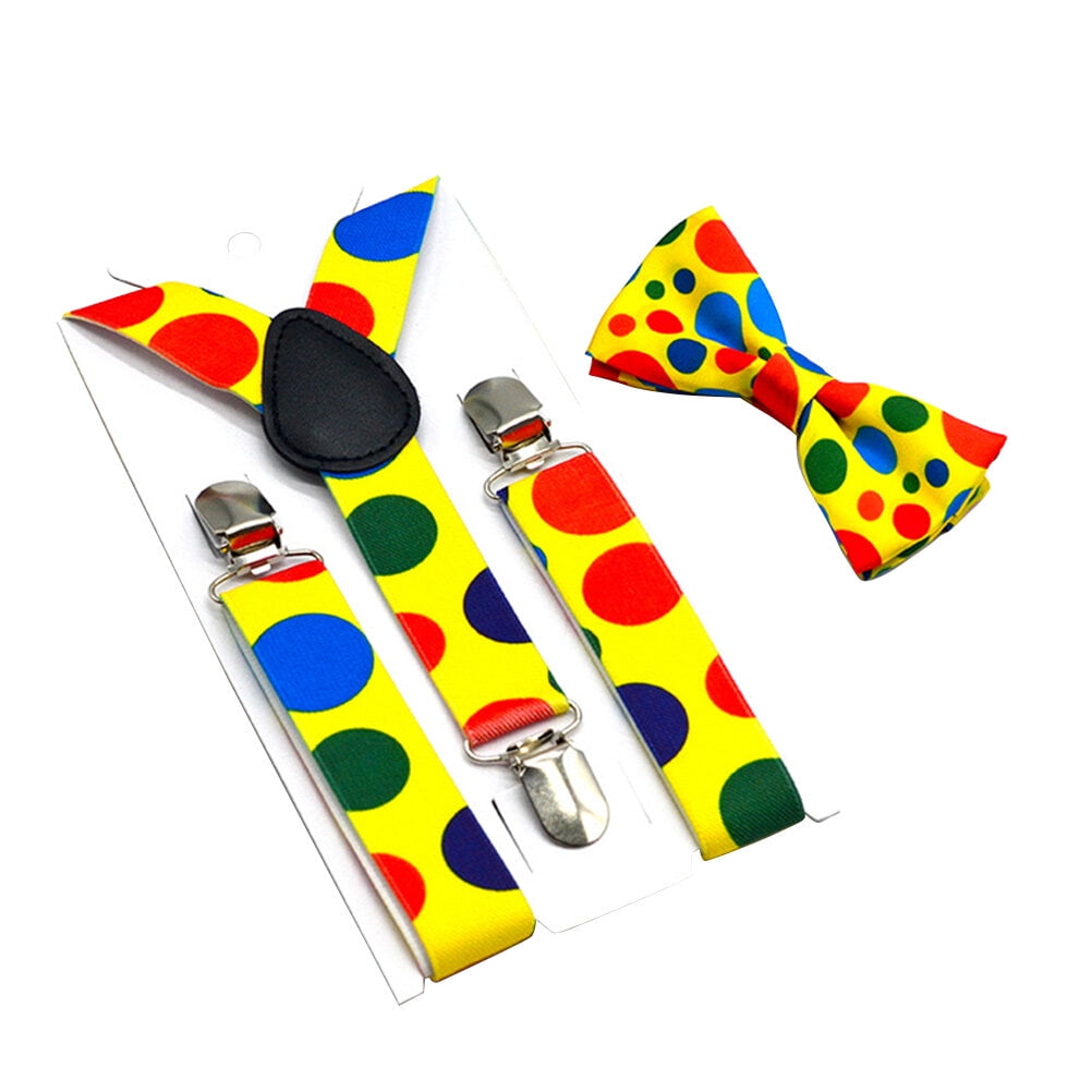 Clown Braces Polka Dot Costume Accessories Clown Braces Polka Dot Costume Accessories