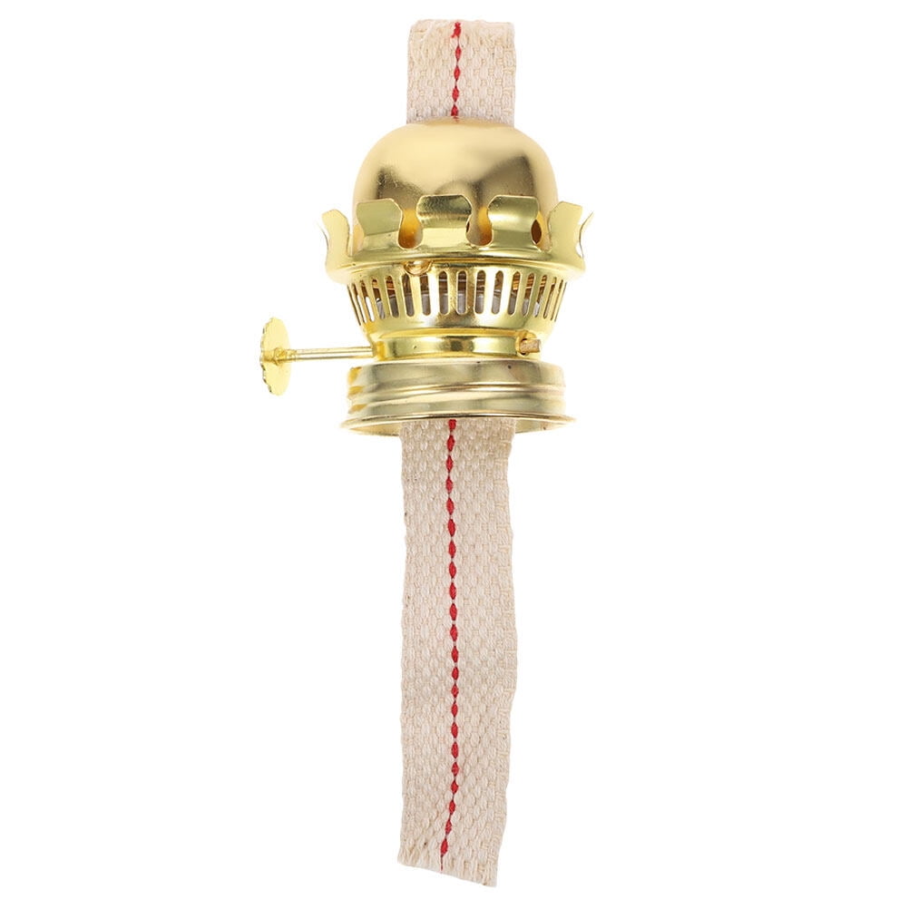 NUOLUX 1 Set Oil Lamp Burner With Oil Lamp Wick Kerosene Oil Lamp Wick Oil Lamp Part