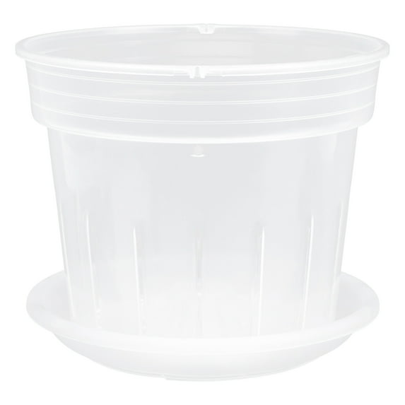 NUOLUX 1 Set Phalaenopsis Flower Pot Transparent Plant Cup Gardening Orchid Planting Containers