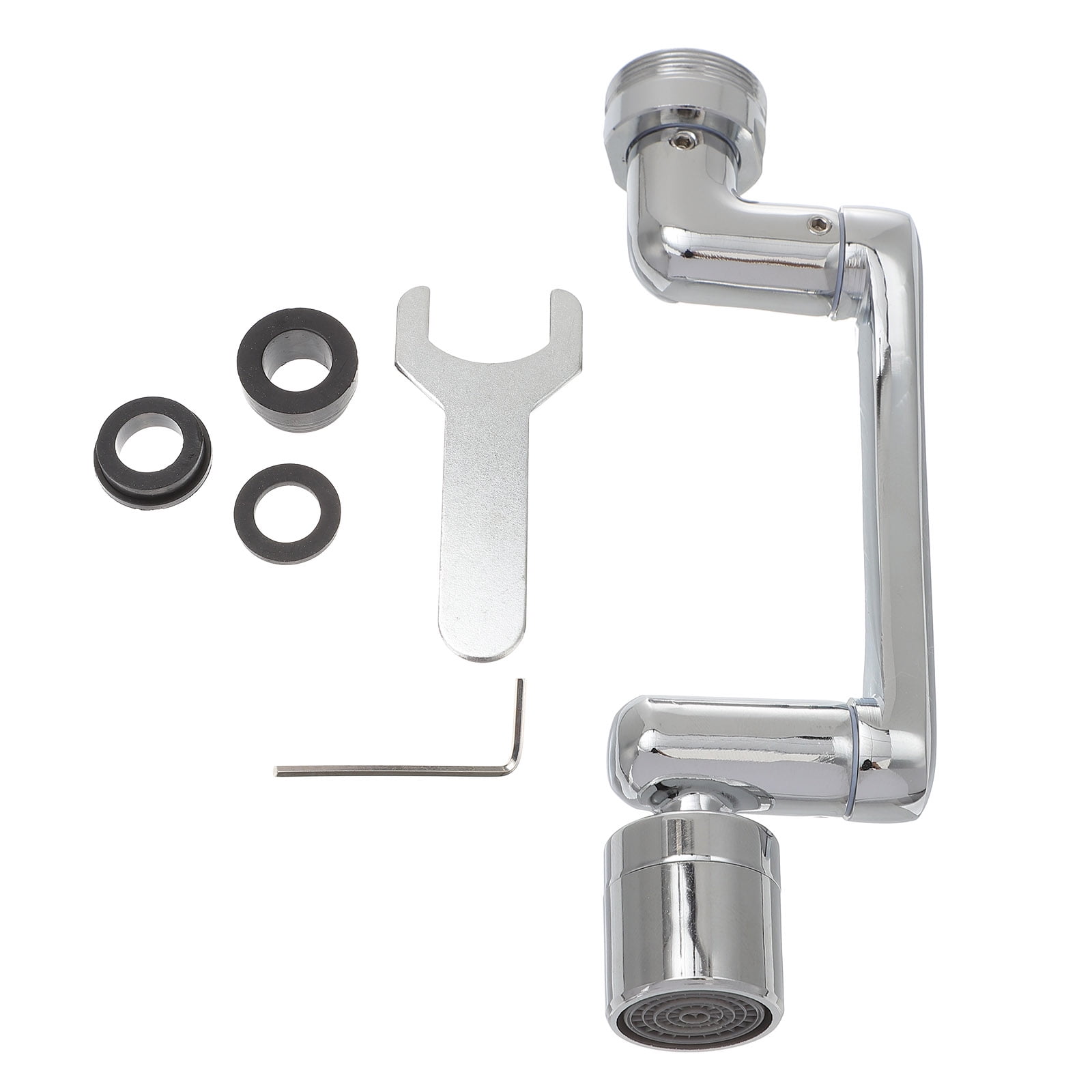 NUOLUX 1 Set Rotating Sink Faucet Aerator Faucet Extender Robot Arm Faucet Adapter