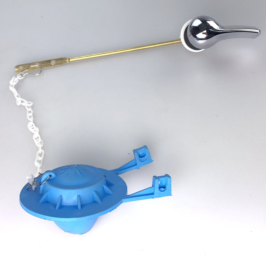 NUOLUX 1 Set Toilet Flapper Replacement Kit Toilet Handle Tank Flush