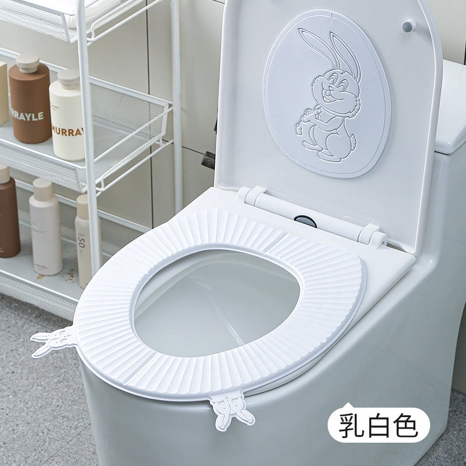 NUOLUX 1 Set Toilet Seat Cushion Toilet Lid Sticker Adhesive Toilet Seat Cover Toilet Mat Toilet