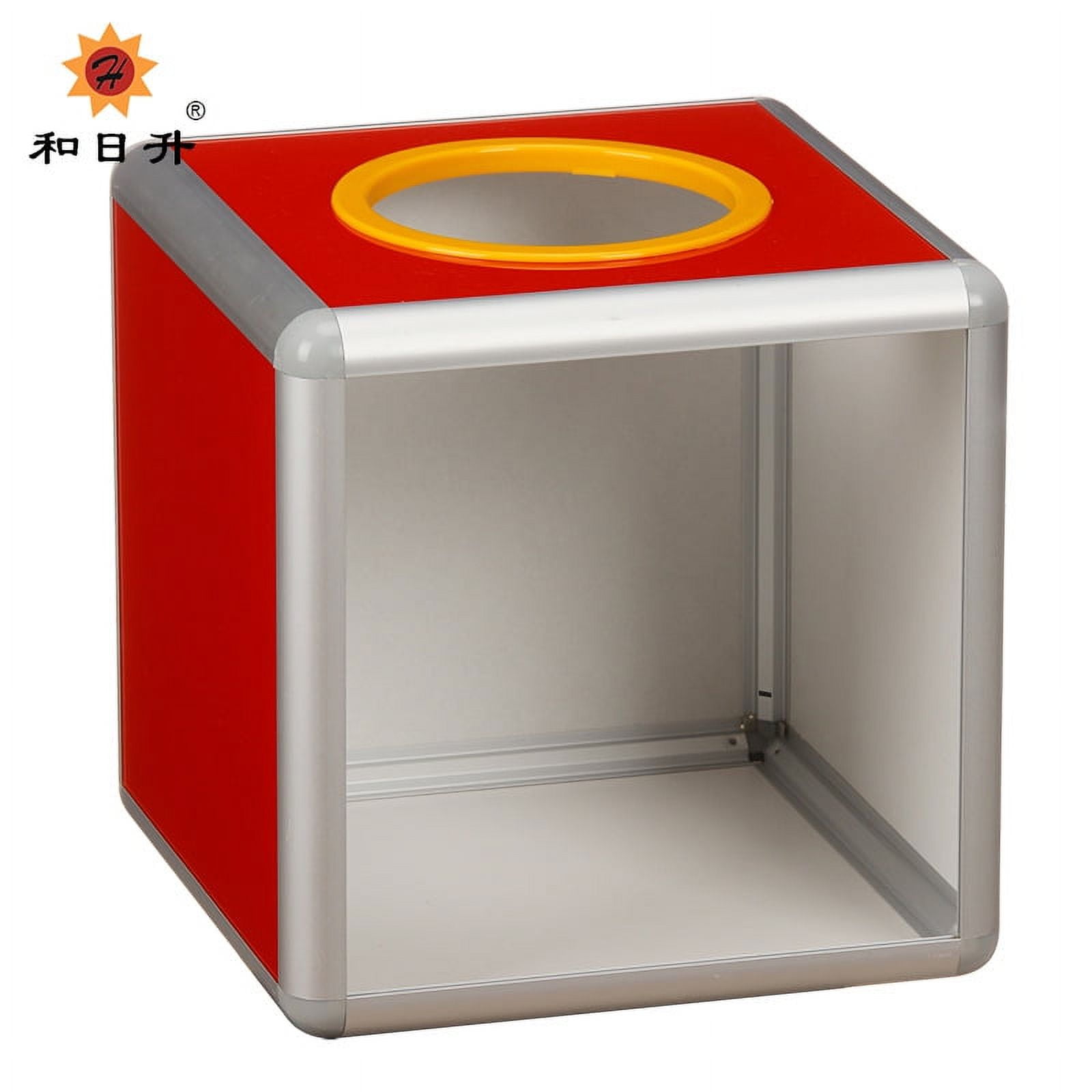 NUOLUX 1 Set of Cubic Raffle Box Raffle Balls Box Lottery Box Multiuse