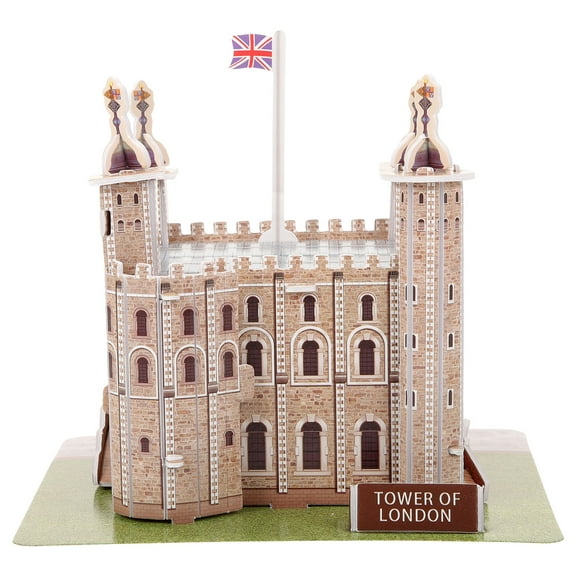 NUOLUX 1 Set of Famous Building Puzzle Plaything Interesting Architectural Puzzle Plaything 3D London Tower Puzzle