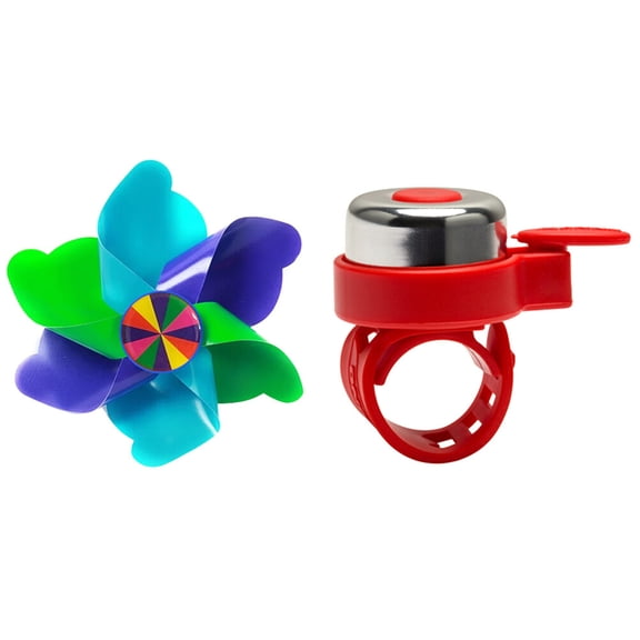 WORGEOUS Bike Accessories Cute Bike Bell 1 Set Red