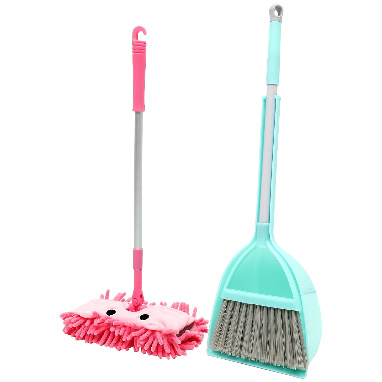 NUOLUX 1 Set of Kids Use Broom Mop Set Mini Broom Set Sweeping Tool Toy Portable Cleaning Tool