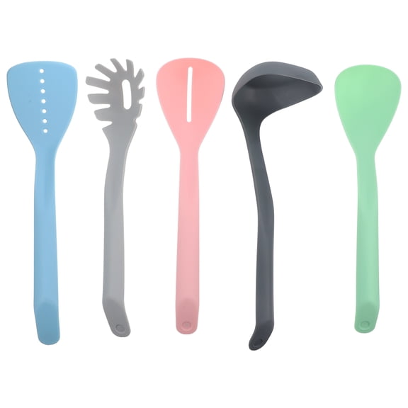 NUOLUX 1 Set of Nylon Cooking Utensil Kit Food-grade Soup Ladle Slotted Turner Kitchen Spatula Practical Kitchen Ware