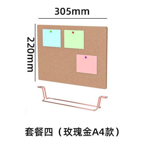 NUOLUX 1 Set of Office Bulletin Board Reusable Frame Board Small