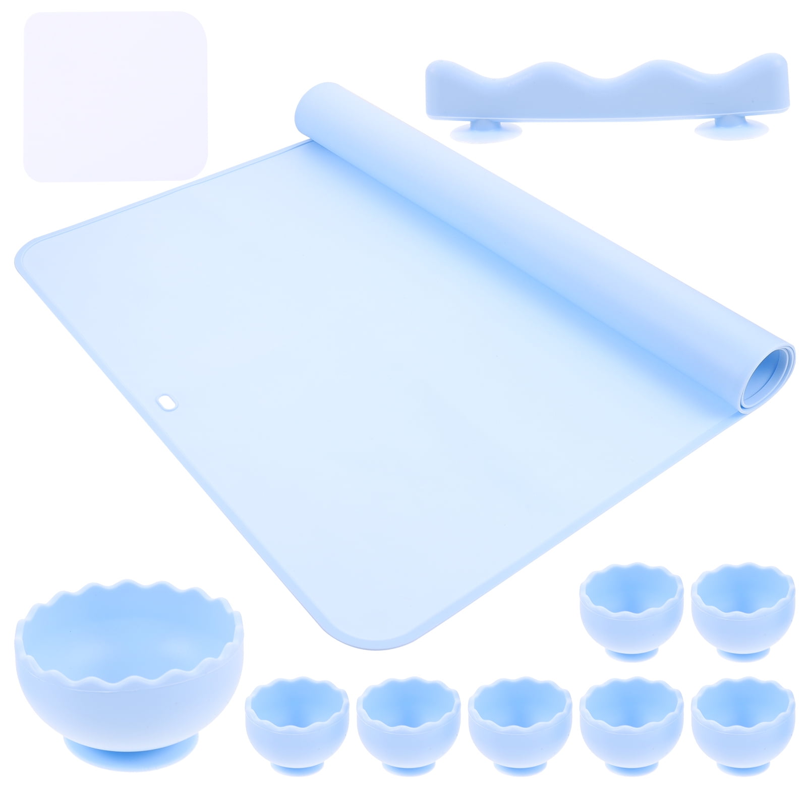 NUOLUX 1 Set of Silicone Craft Mat Kids DIY Painting Mat Nonstick