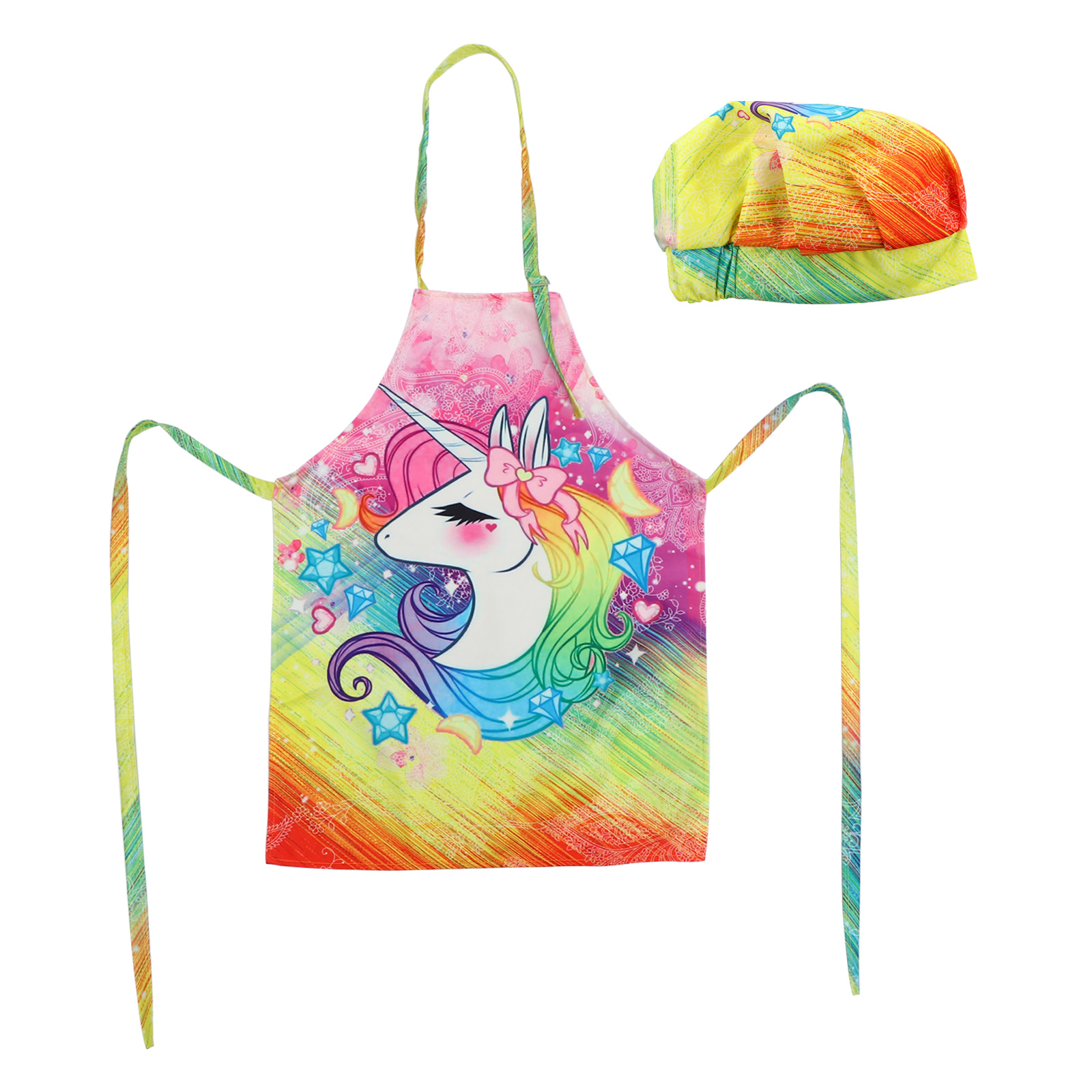 NUOLUX 1 set Adorable Aprons Unicorn Aprons Art Craft Drawing Aprons