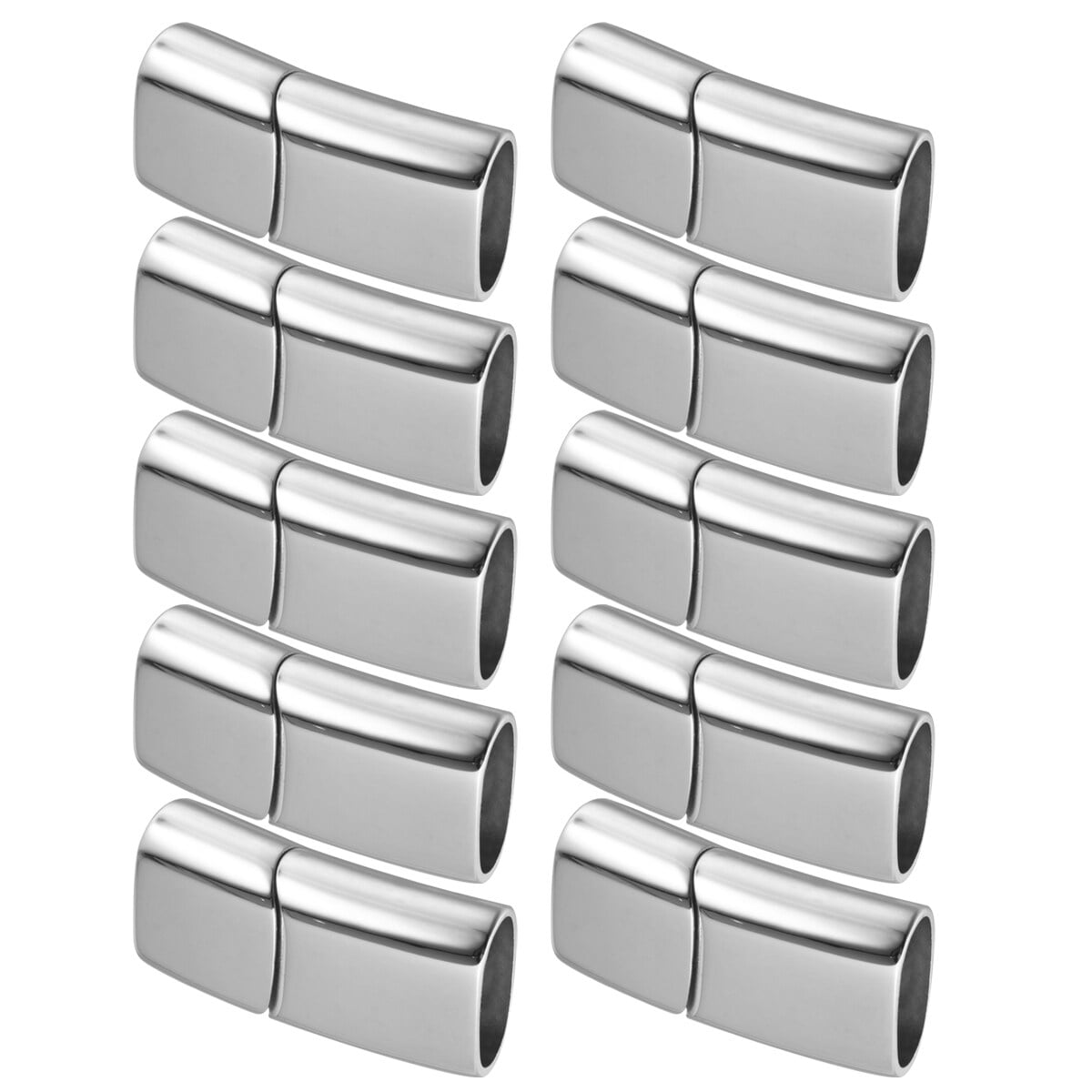 NUOLUX 10 Pcs 316 Stainless Steel Buckle DIY Security Clasps