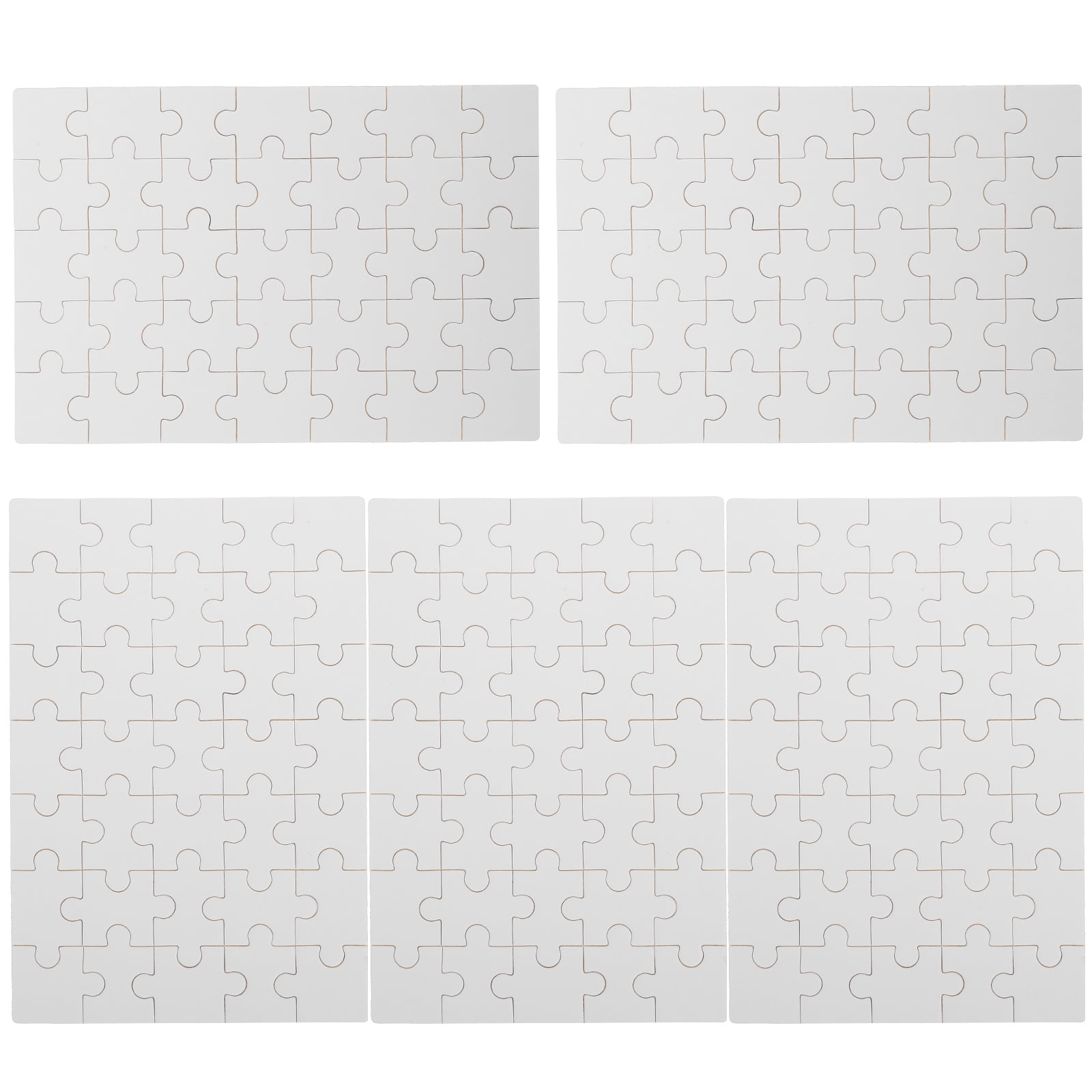 NUOLUX 10 Sheets Sublimation Transfer Puzzle Crafts Heat Press Thermal