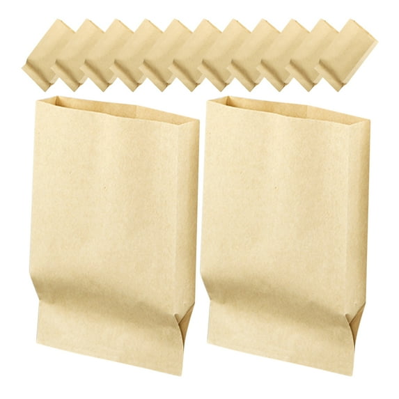 NUOLUX 100Pcs Beige Coated with PE for Water and Oil Resistance 9.4X5.5X1.6In