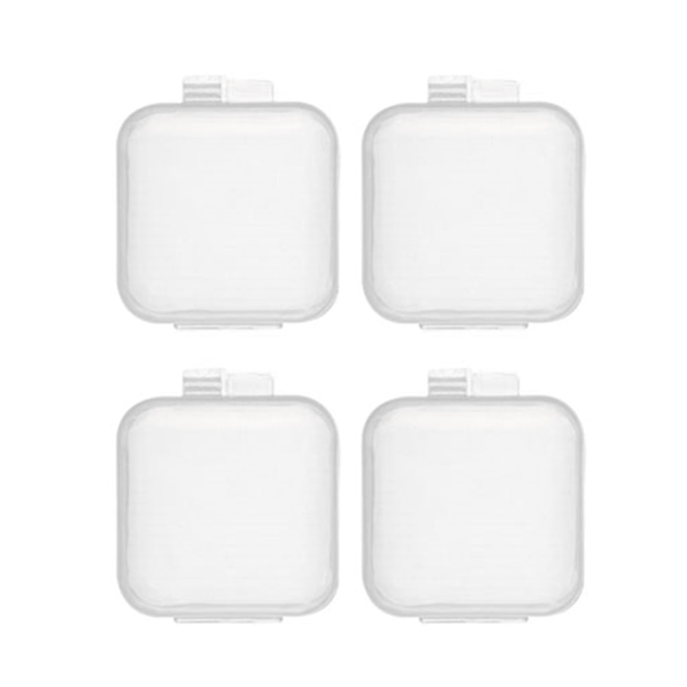 NUOLUX 100pcs Small Clear Plastic Storage Containers Bead Organizer Nuolux 100pcs small clear plastic storage containers bead organizer