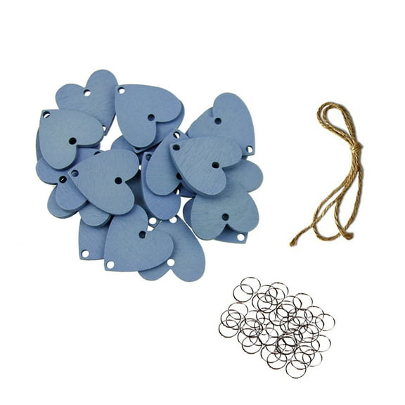 Tineasur Calendar Accessories Heart Discs Blue 1 Set for Home Decor