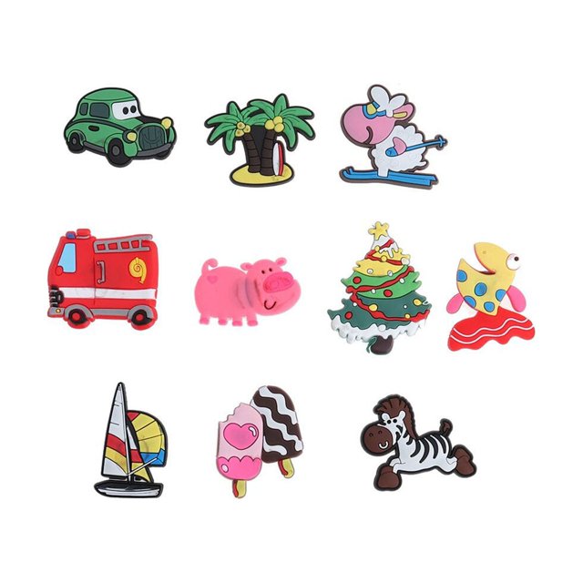 NUOLUX 10PCS Animals Fridge for Kids Toddler Animal Toy