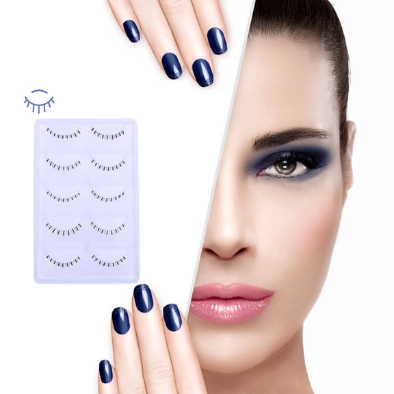 NUOLUX 10Pairs False Lower Lashes Black Bottom Eyelashes p for Stunning Makeup