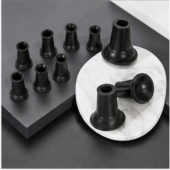 NUOLUX 10Pcs Compact Valve Lapping Tool Suction Plates with Durable Rubber for Auto Repair