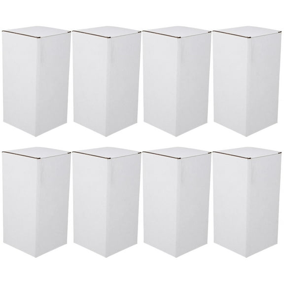 NUOLUX 10Pcs Corrugated Cardboard Box for General Users in Mailing and Storage 7.9x3.9x3.9in