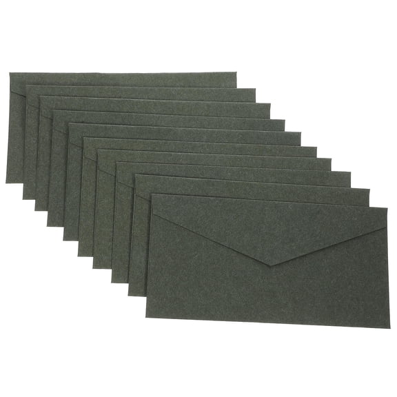 NUOLUX Creative Envelope Grey Paper 10 Pcs