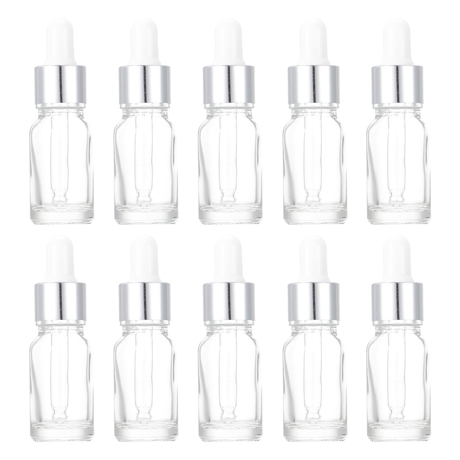 NUOLUX 10Pcs Subpackaging Bottles Essential Oil Bottles Portable Glass