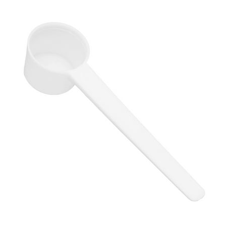NUOLUX 10pcs 5g Plastic Coffee Measuring For Milk Liquid Seasoning Refillable Reusable Compatible Scoops (White)
