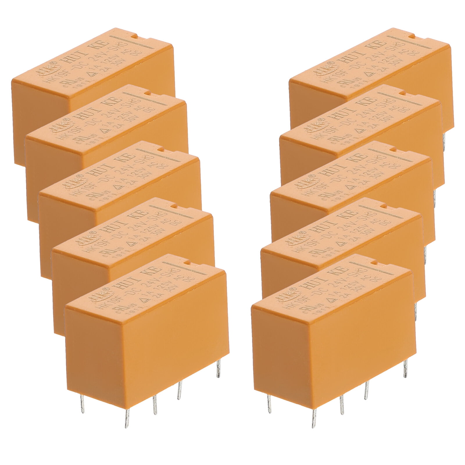 NUOLUX 10pcs Latching Relay 24v Relay 8 Pin Power Relay Mini Electronic