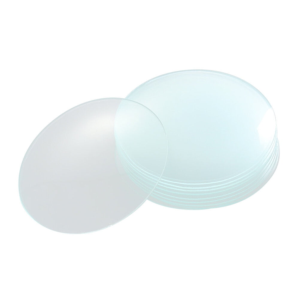 NUOLUX 10pcs Watch Glass Beaker Covers Labs Watch Glasses Laboratory