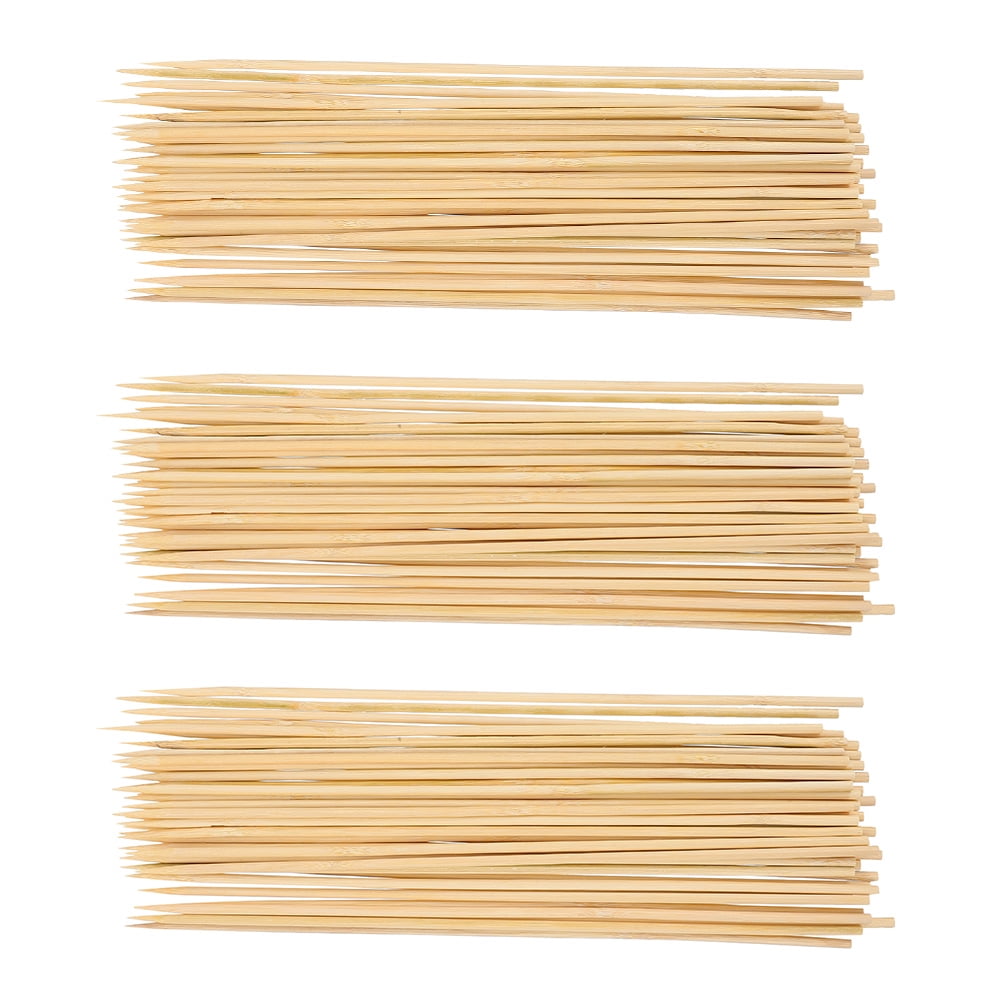 NUOLUX 120Pcs Bamboo Flower Arrangement Sticks Durable Khaki Flower Shop DIY Supplies
