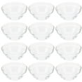 thumbnail image 1 of NUOLUX 12Pcs Glass Soup Bowls Transparent Round Simple Design High Temperature Resistance Everyday, 1 of 8