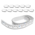 Versatile Ruler NUOLUX 12Pcs Self Adhesive Fish Measuring Tape Waterproof Ruler Sticker ...