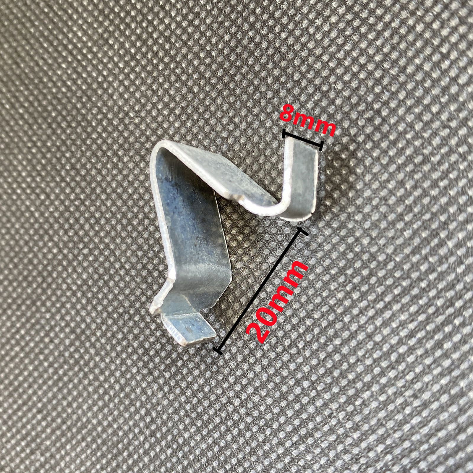 NUOLUX 12pcs Shelf Clips Metal File Shelf Clips Heavy