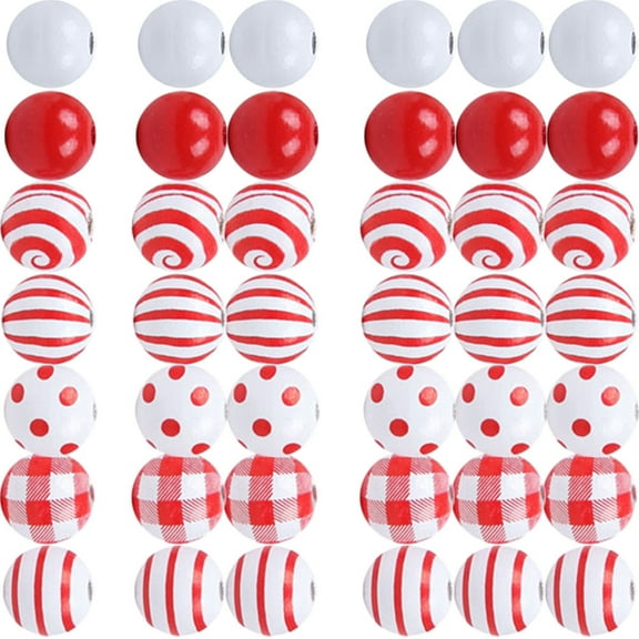 Toyandona spacer beads for crafting Round Wood Beads 140Pcs